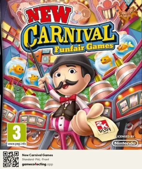 New Carnival Games Nintendo DS, PAL box front