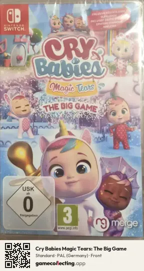 Cry Babies Magic Tears: The Big Game Nintendo Switch, Germany box front