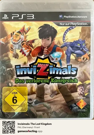 Invizimals: The Lost Kingdom PlayStation 3, Germany box front