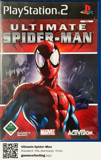 Ultimate Spider-Man PlayStation 2, Germany box front