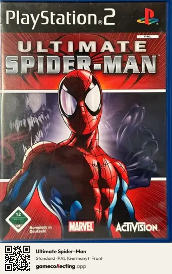 Ultimate Spider-Man PlayStation 2, Germany box front