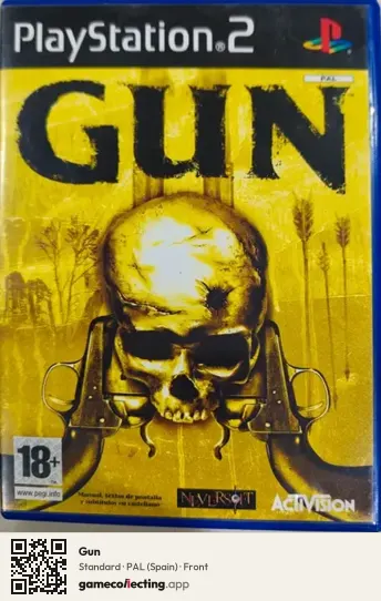 Gun PlayStation 2, Spain box front