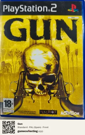 Gun PlayStation 2, Spain box front