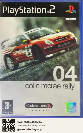 Colin McRae Rally 04 PlayStation 2, Italy box front
