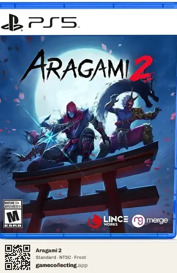 Aragami 2 PlayStation 5, NTSC box front