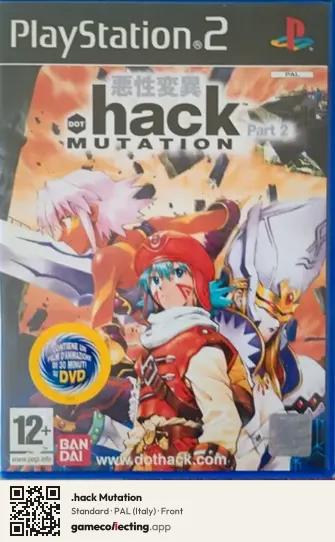 .hack Mutation PlayStation 2, Italy box front