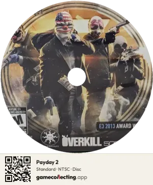 Payday 2 Xbox 360, NTSC disc