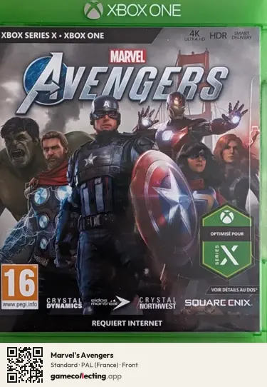 Marvel's Avengers Xbox One, France box front