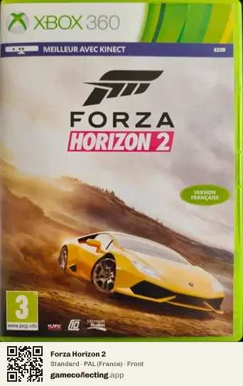 Forza Horizon 2 Xbox 360, France box front