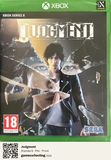 Judgment Xbox Series X, PAL box front
