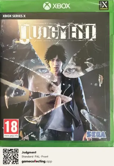Judgment Xbox Series X, PAL box front