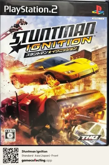 Stuntman Ignition PlayStation 2, Asia box front