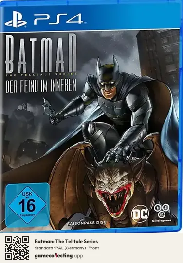 Batman: The Telltale Series PlayStation 4, Germany box front