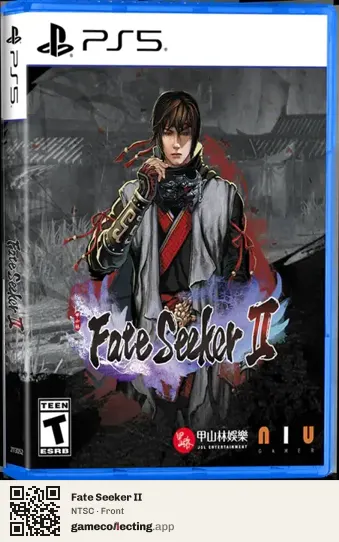 Fate Seeker II PlayStation 5, NTSC box front