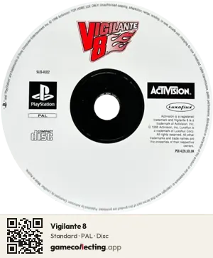 Vigilante 8 PlayStation, PAL disc