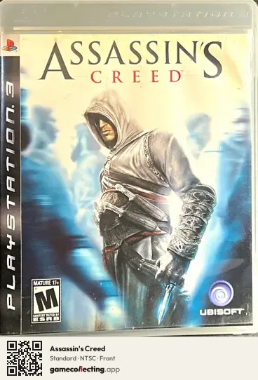 Assassin's Creed PlayStation 3, NTSC box front