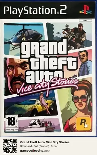 Grand Theft Auto: Vice City Stories PlayStation 2, France box front