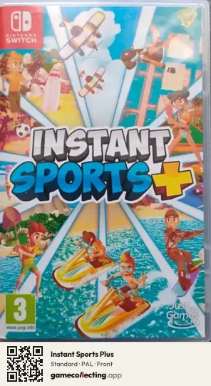Instant Sports Plus Nintendo Switch, PAL box front