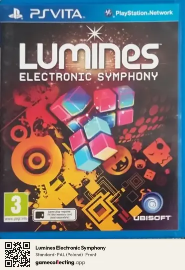 Lumines Electronic Symphony PlayStation Vita, Poland box front