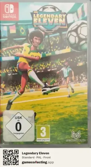 Legendary Eleven Nintendo Switch, PAL box front