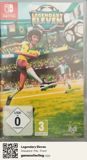 Legendary Eleven Nintendo Switch, PAL box front