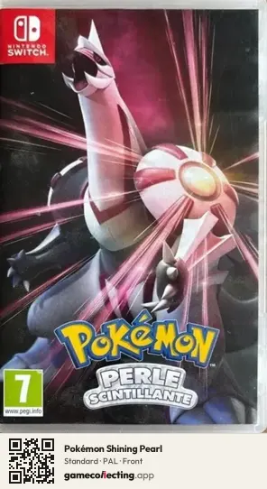 Pokémon Shining Pearl Nintendo Switch, PAL box front