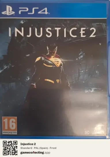 Injustice 2 PlayStation 4, Spain box front