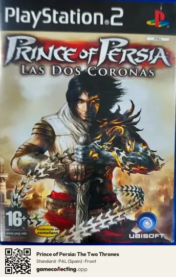 Prince of Persia: The Two Thrones PlayStation 2, Spain box front