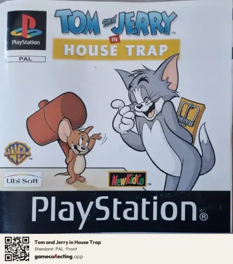 Tom and Jerry in House Trap PlayStation, PAL box front