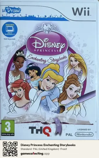 Disney Princess: Enchanting Storybooks Nintendo Wii, United Kingdom box front