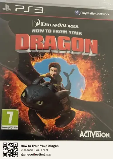 How to Train Your Dragon PlayStation 3, PAL box front