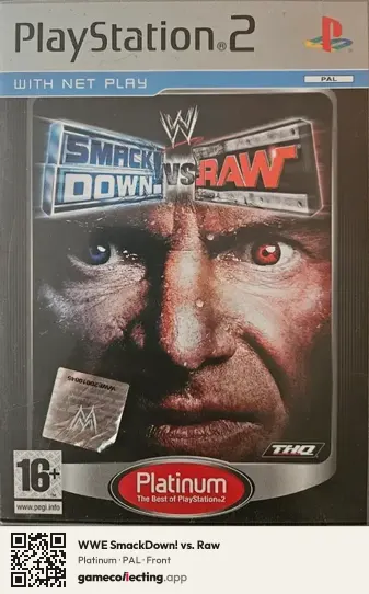 WWE SmackDown! vs. Raw PlayStation 2, PAL box front