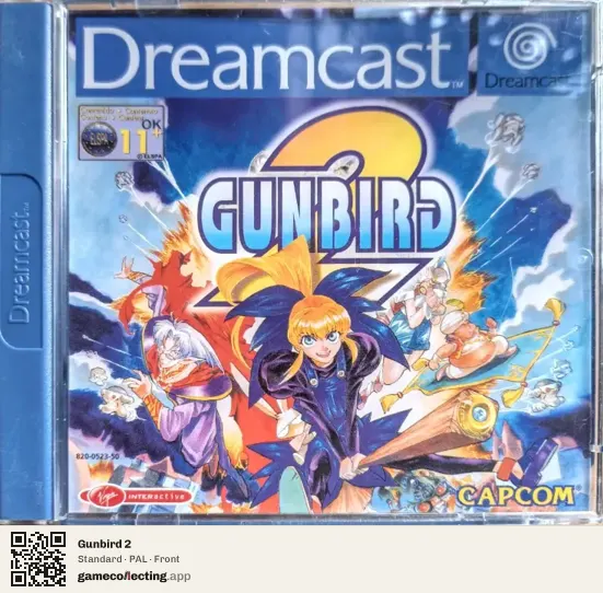 Gunbird 2 Sega Dreamcast, PAL box front