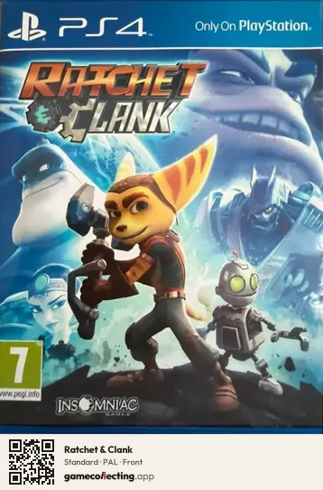Ratchet & Clank PlayStation 4, PAL box front