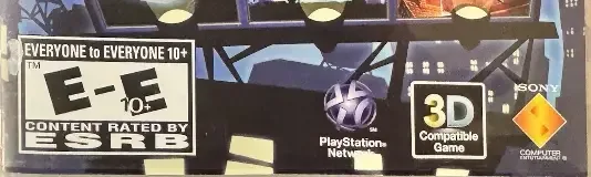 The Sly Collection, the ESRB box on its front