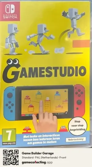 Game Builder Garage Nintendo Switch, Netherlands box front