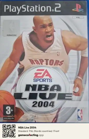 NBA Live 2004 PlayStation 2, Nordic countries box front