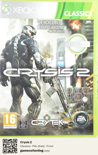Crysis 2 Xbox 360, Italy box front