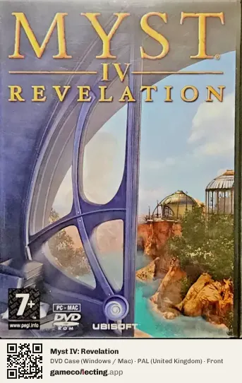 Myst IV: Revelation Computer, United Kingdom box front