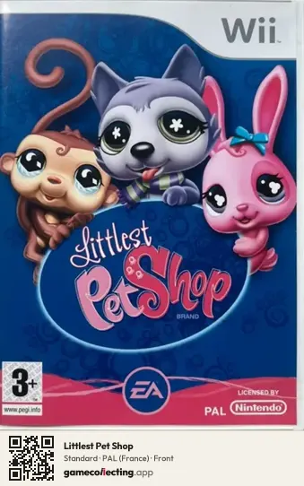 Littlest Pet Shop Nintendo Wii, France box front