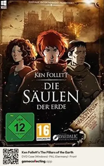 Ken Follett's The Pillars of the Earth Computer, Germany box front