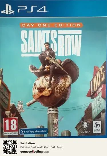 Saints Row PlayStation 4, PAL box front