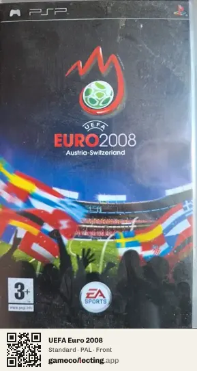 UEFA Euro 2008 PlayStation Portable, PAL box front