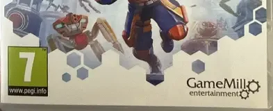 Nerf Legends, the PEGI square on its front