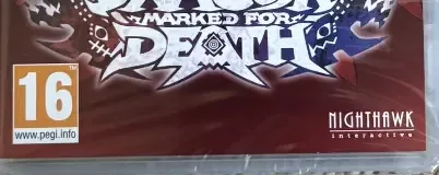 Dragon Marked for Death, the PEGI square on its front