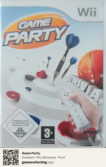 Game Party Nintendo Wii, Germany box front
