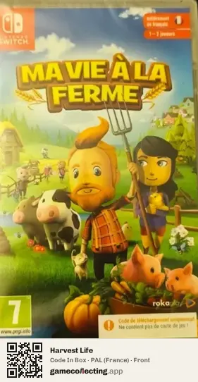 Harvest Life Nintendo Switch, France box front