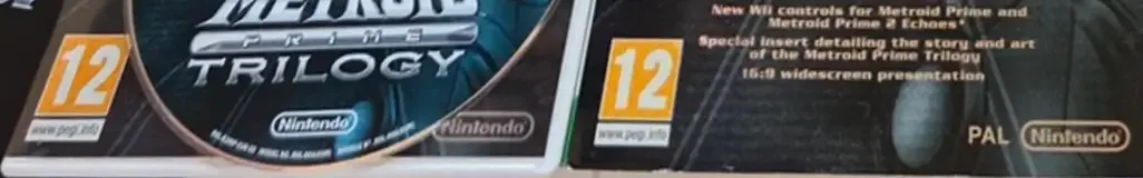 Metroid Prime Trilogy, the USK square on its front