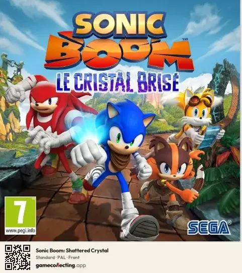 Sonic Boom: Shattered Crystal Nintendo 3DS, PAL box front