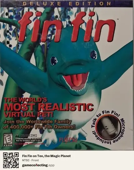 Fin Fin on Teo, the Magic Planet Computer, NTSC box front